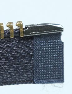 Détail d’une fermeture éclair