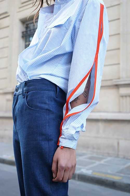 Les artisans couturiers TILLI upcyclent et transforment votre chemise.